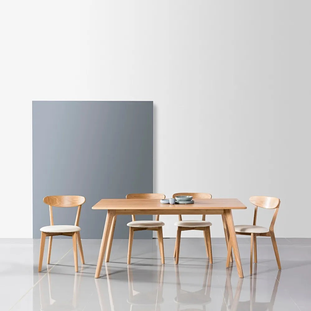 Magnus Dining Table 63" x 35" Solid American Oak