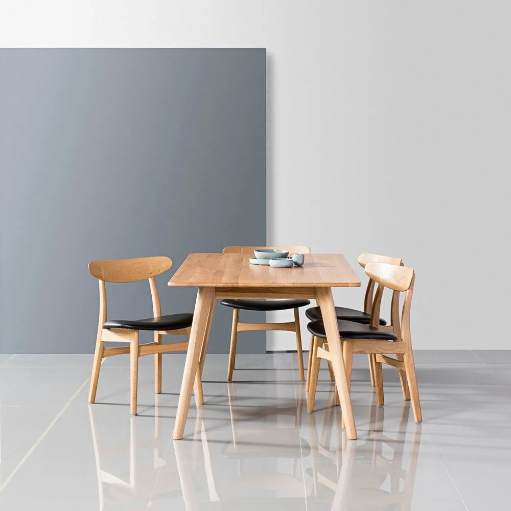 Magnus Dining Table 63" x 35" Solid American Oak