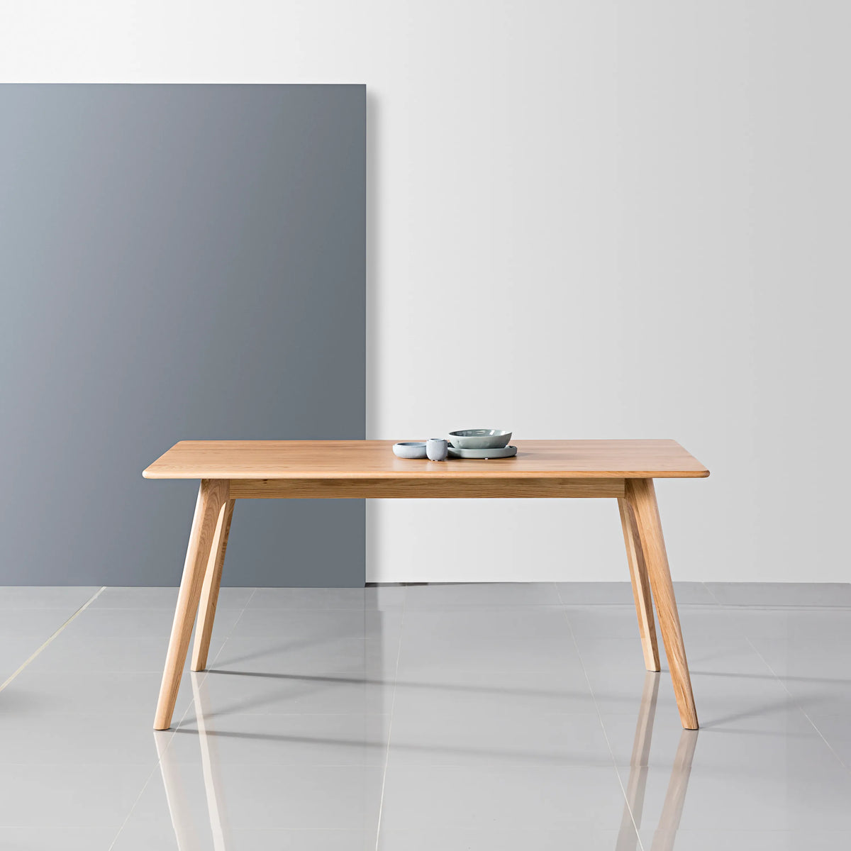 Magnus Dining Table 63" x 35" Solid American Oak
