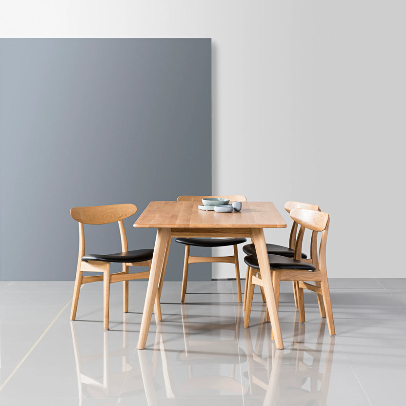 Magnus Dining Table 63" x 35" Solid American Oak