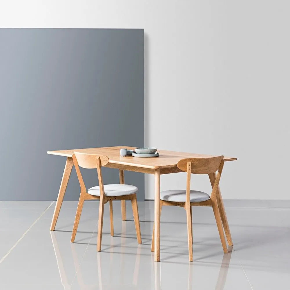 Magnus Dining Table 63" x 35" Solid American Oak