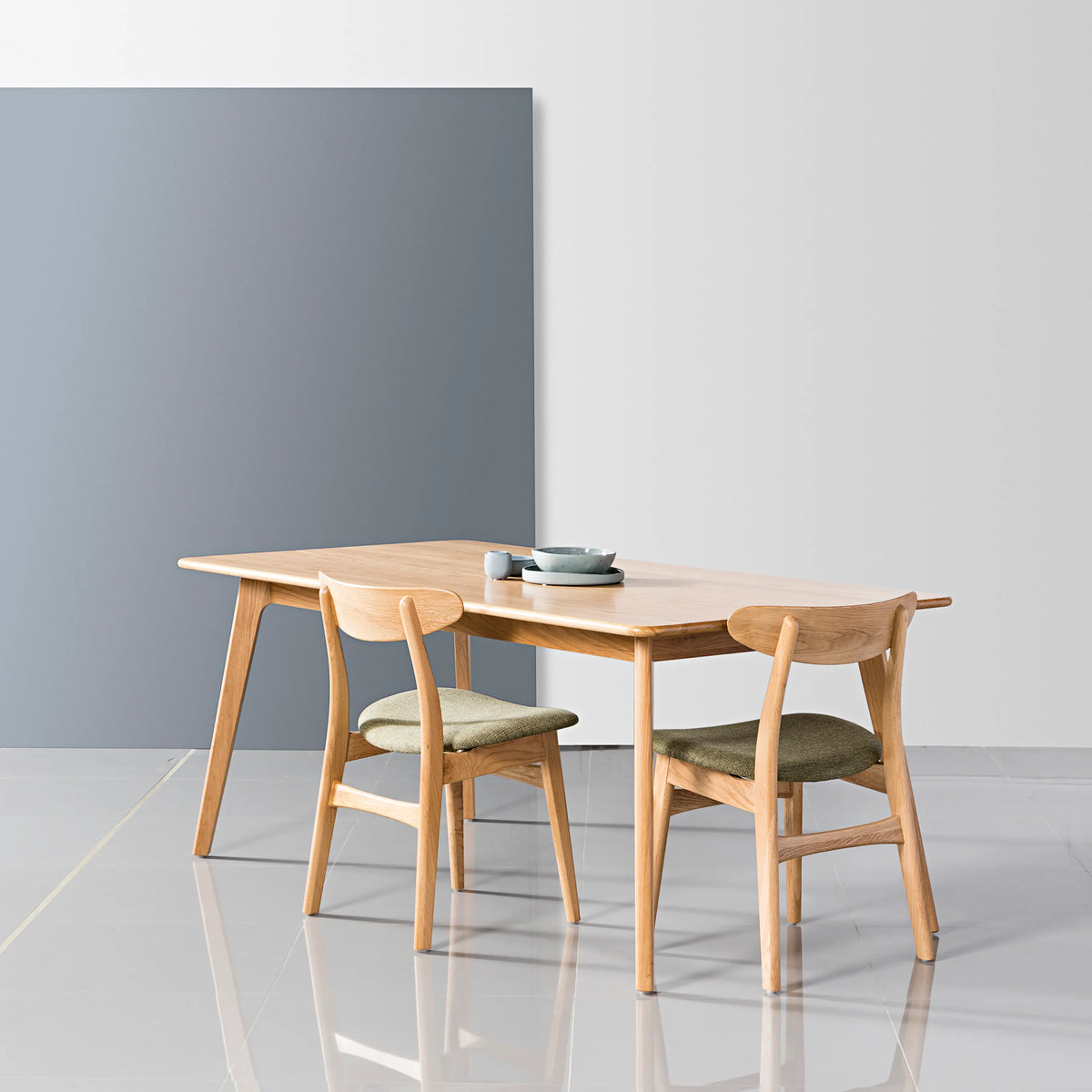 Magnus Dining Table 63" x 35" Solid American Oak
