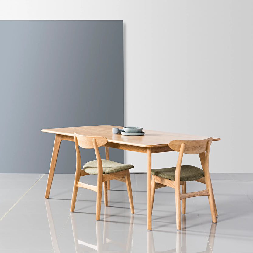 Magnus Dining Table 63" x 35" Solid American Oak
