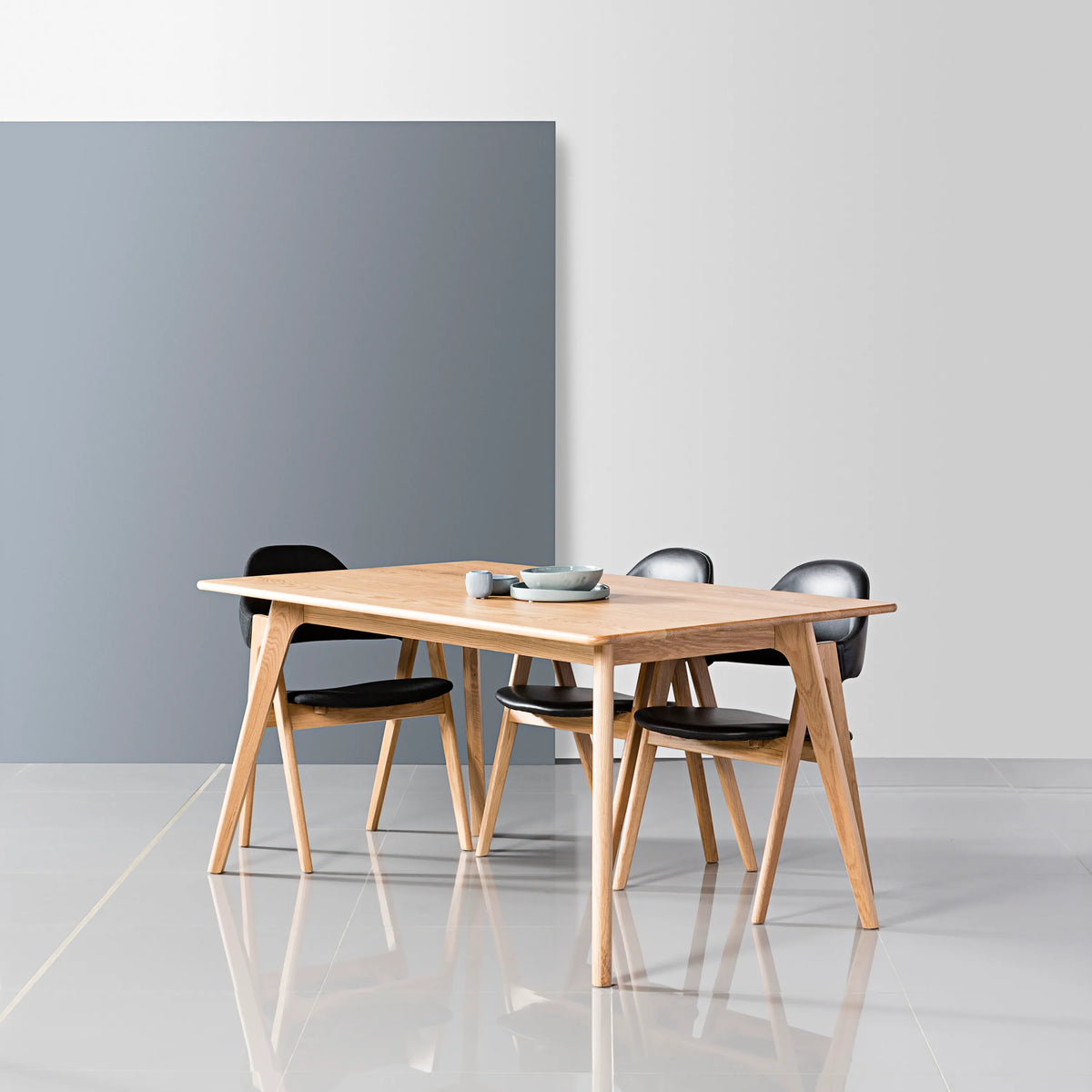 Magnus Dining Table 63" x 35" Solid American Oak