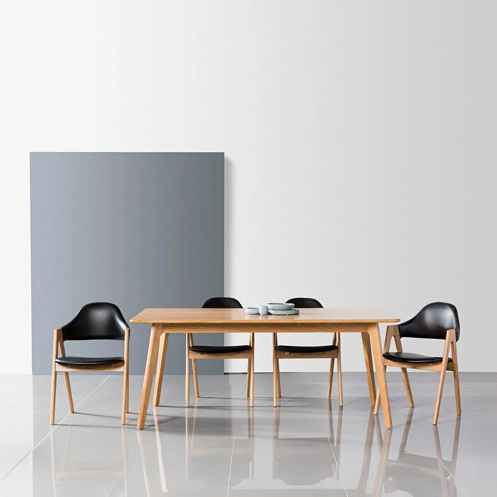 Magnus Dining Table 71" x 35" Solid American Oak