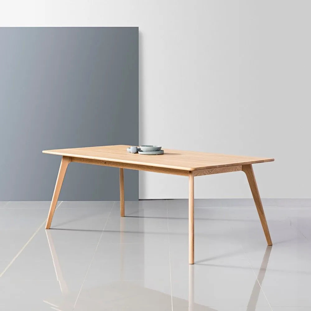 Magnus Dining Table 79" x 39" Solid American Oak