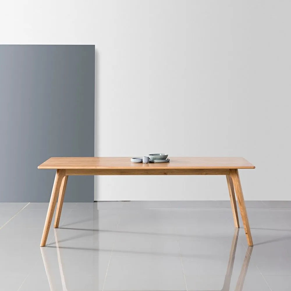 Magnus Dining Table 79" x 39" Solid American Oak