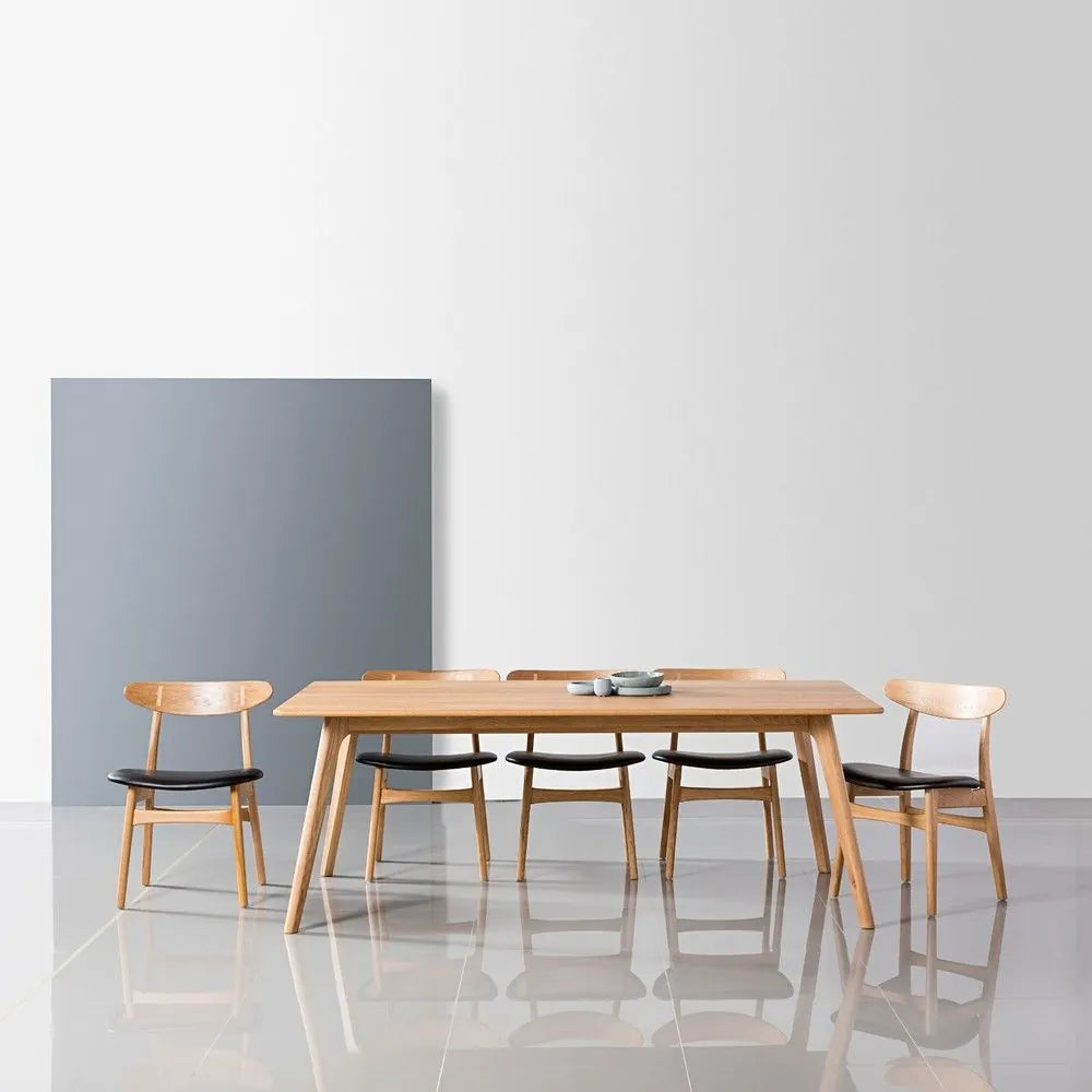Magnus Dining Table 79" x 39" Solid American Oak