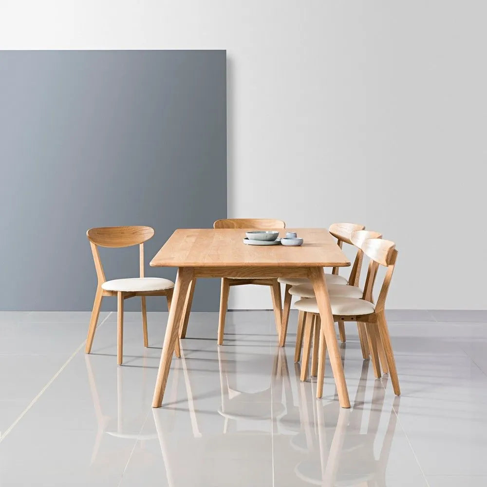 Magnus Dining Table 79" x 39" Solid American Oak