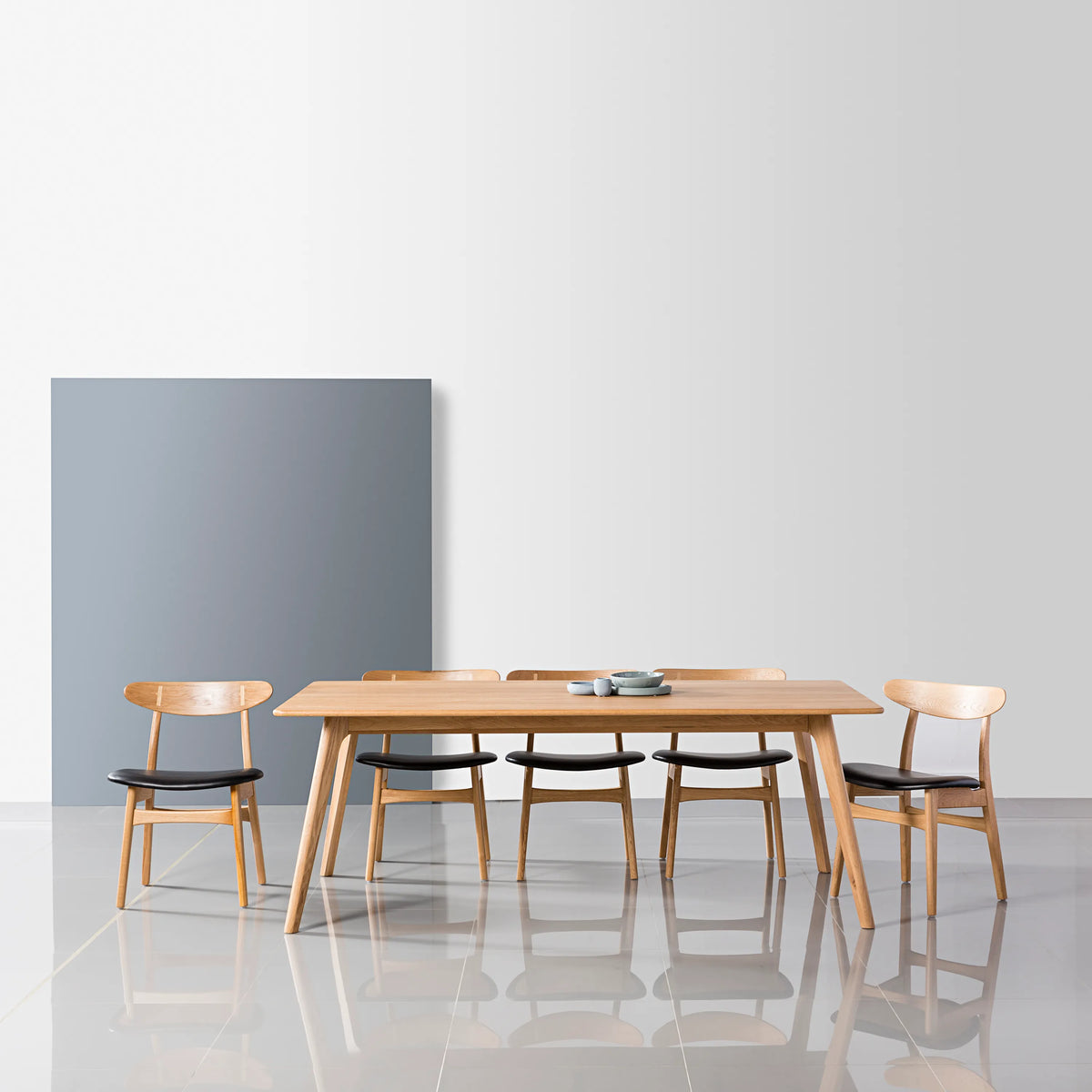 Magnus Dining Table 79" x 39" Solid American Oak