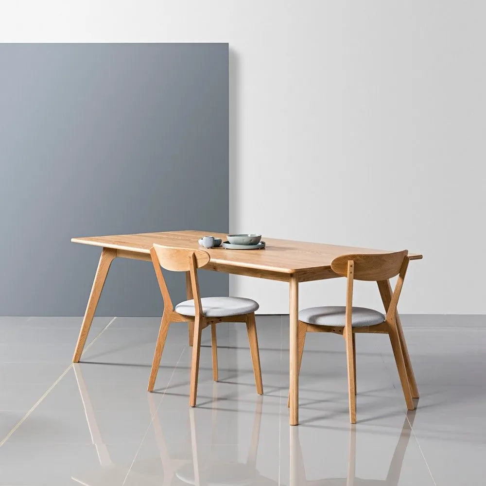 Magnus Dining Table 79" x 39" Solid American Oak