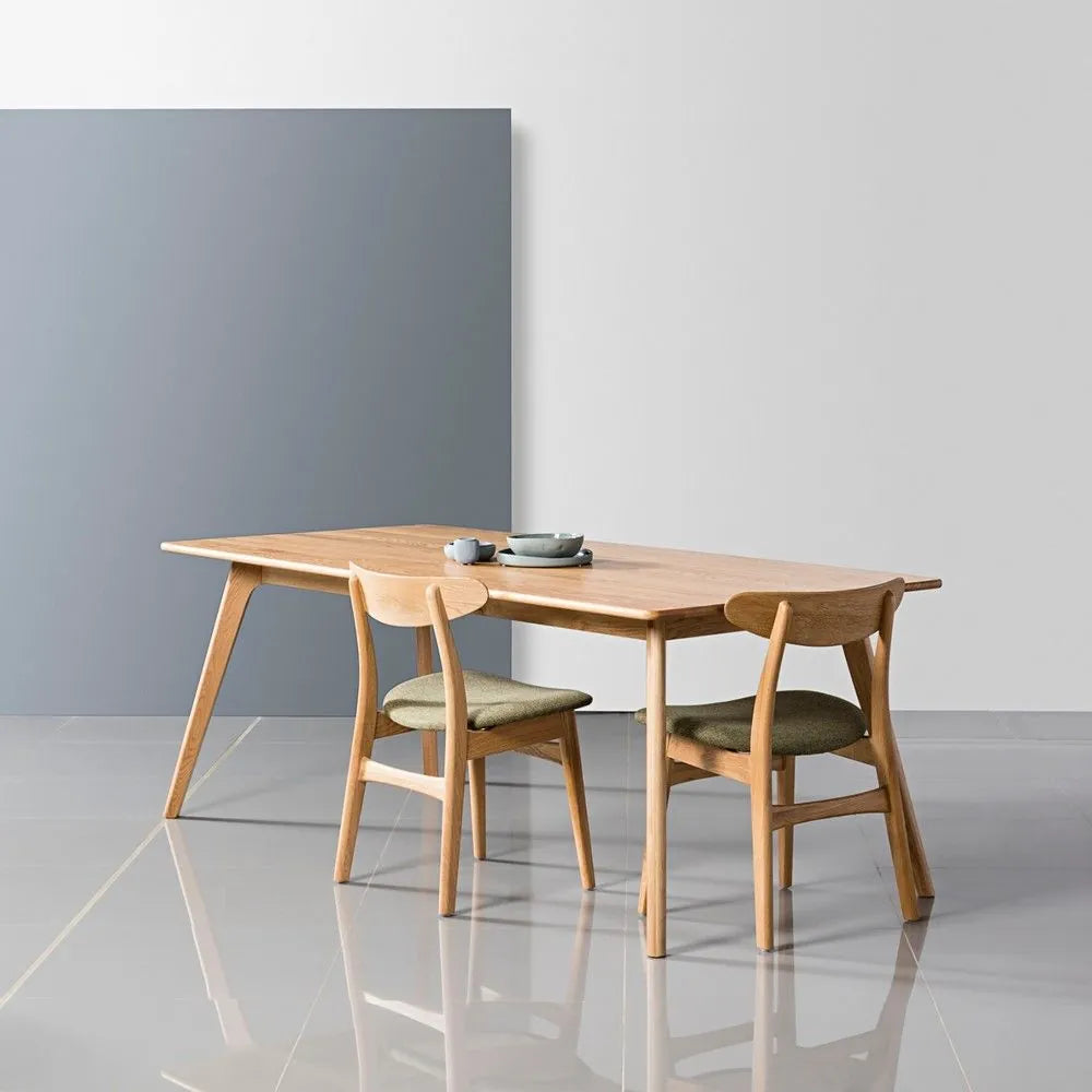 Magnus Dining Table 79" x 39" Solid American Oak