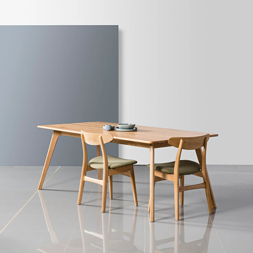 Magnus Dining Table 79" x 39" Solid American Oak