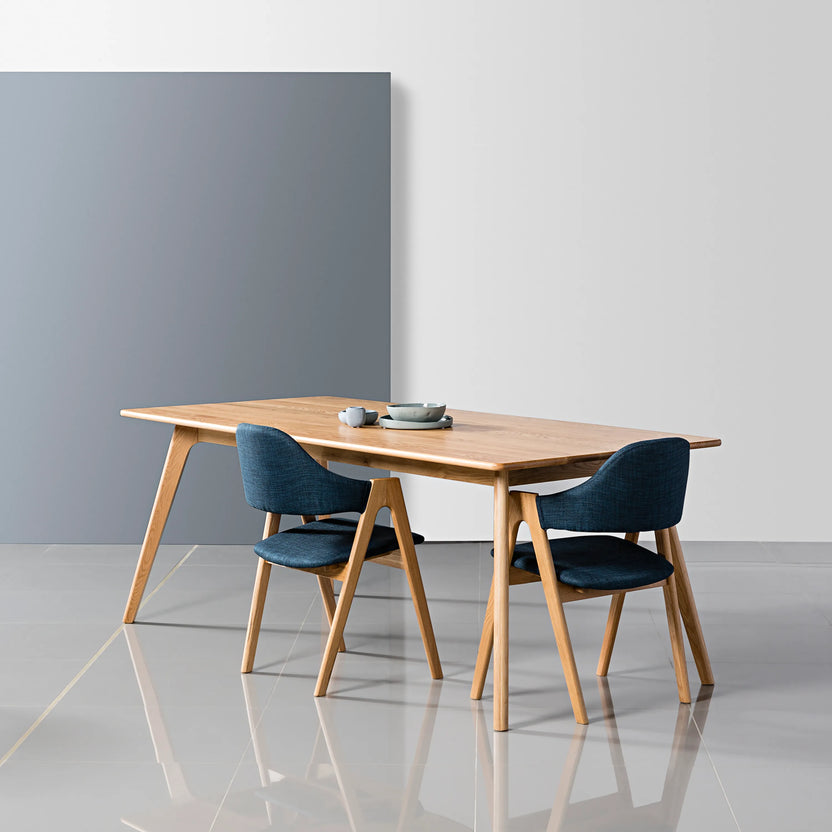Magnus Dining Table 79" x 39" Solid American Oak