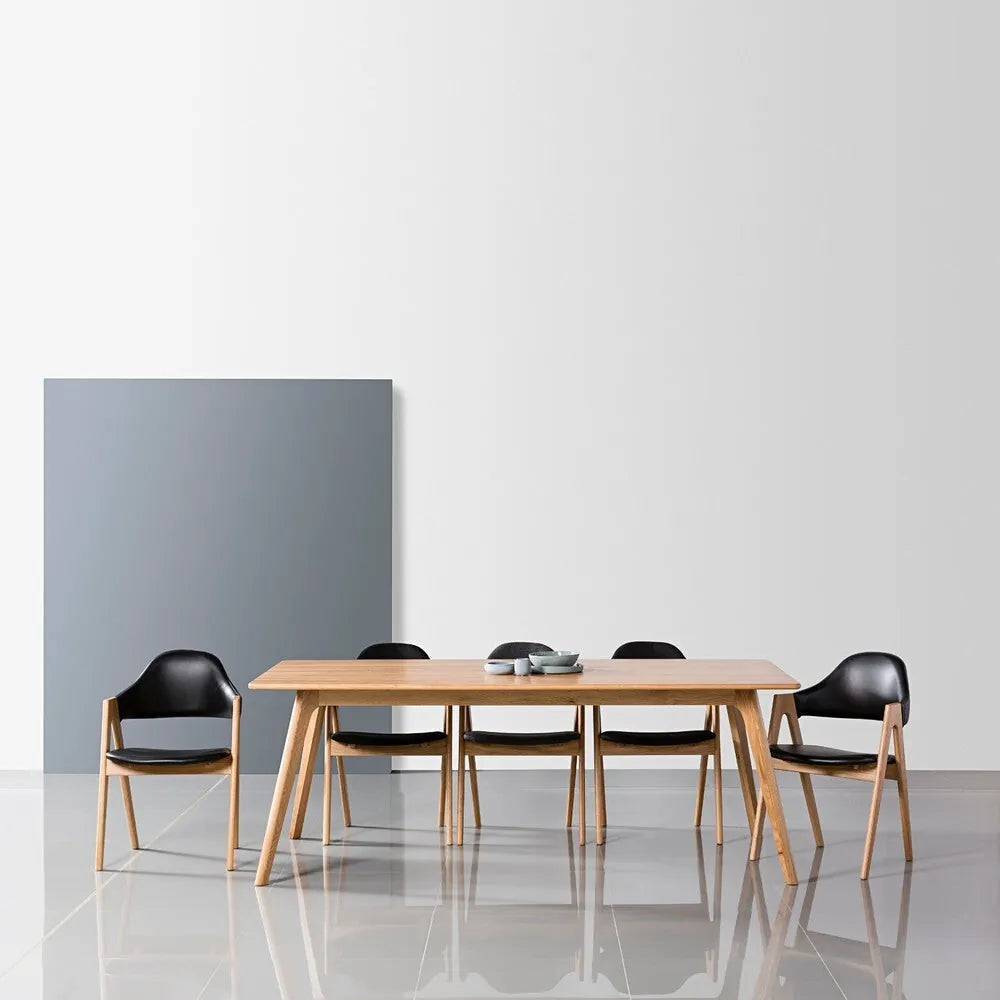 Magnus Dining Table 79" x 39" Solid American Oak