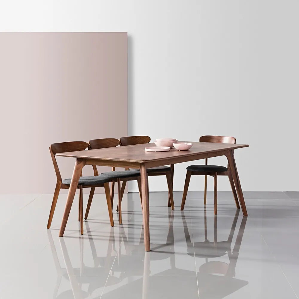 Magnus Dining Table 79" x 39" Solid American Walnut