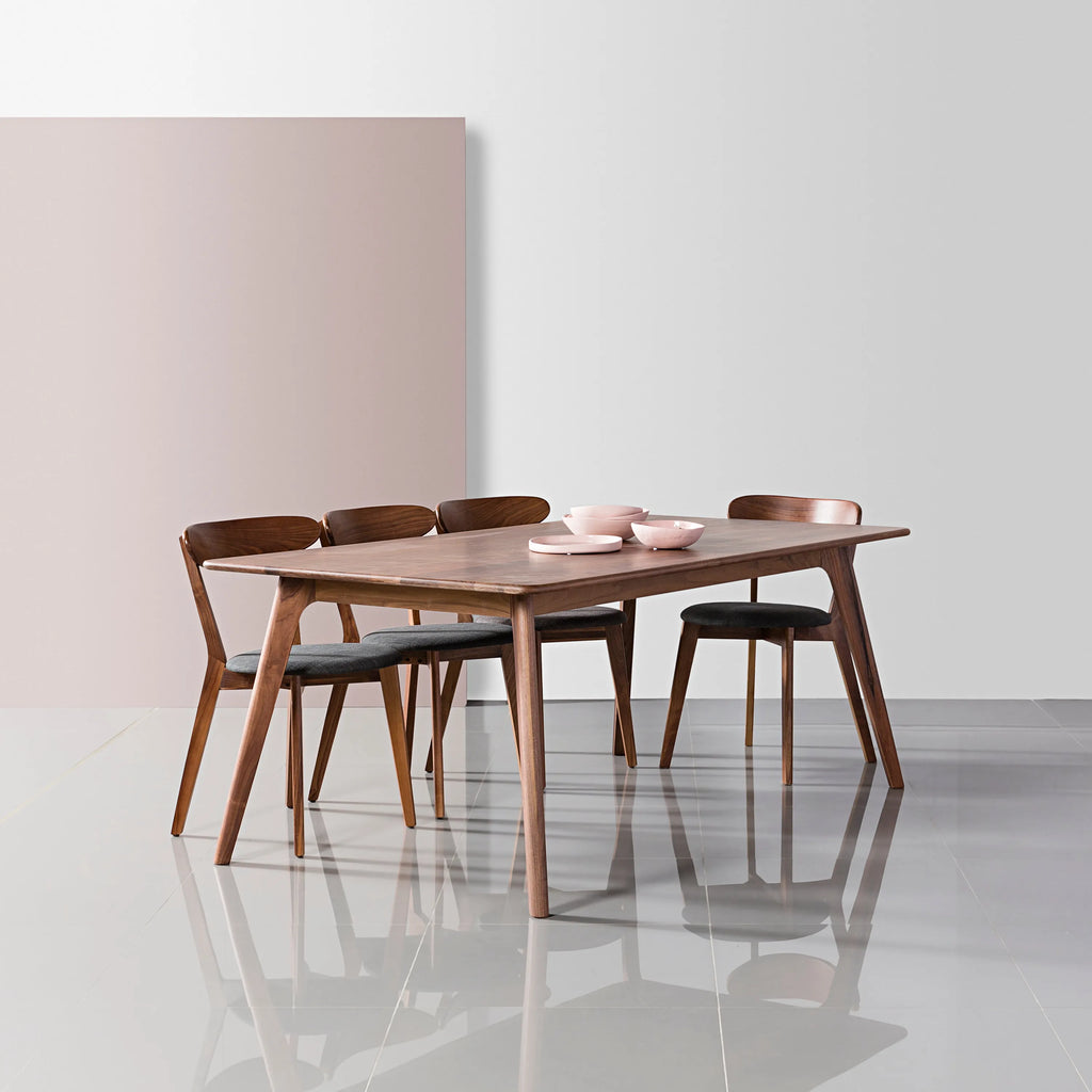 Magnus Dining Table 79" x 39" Solid American Walnut
