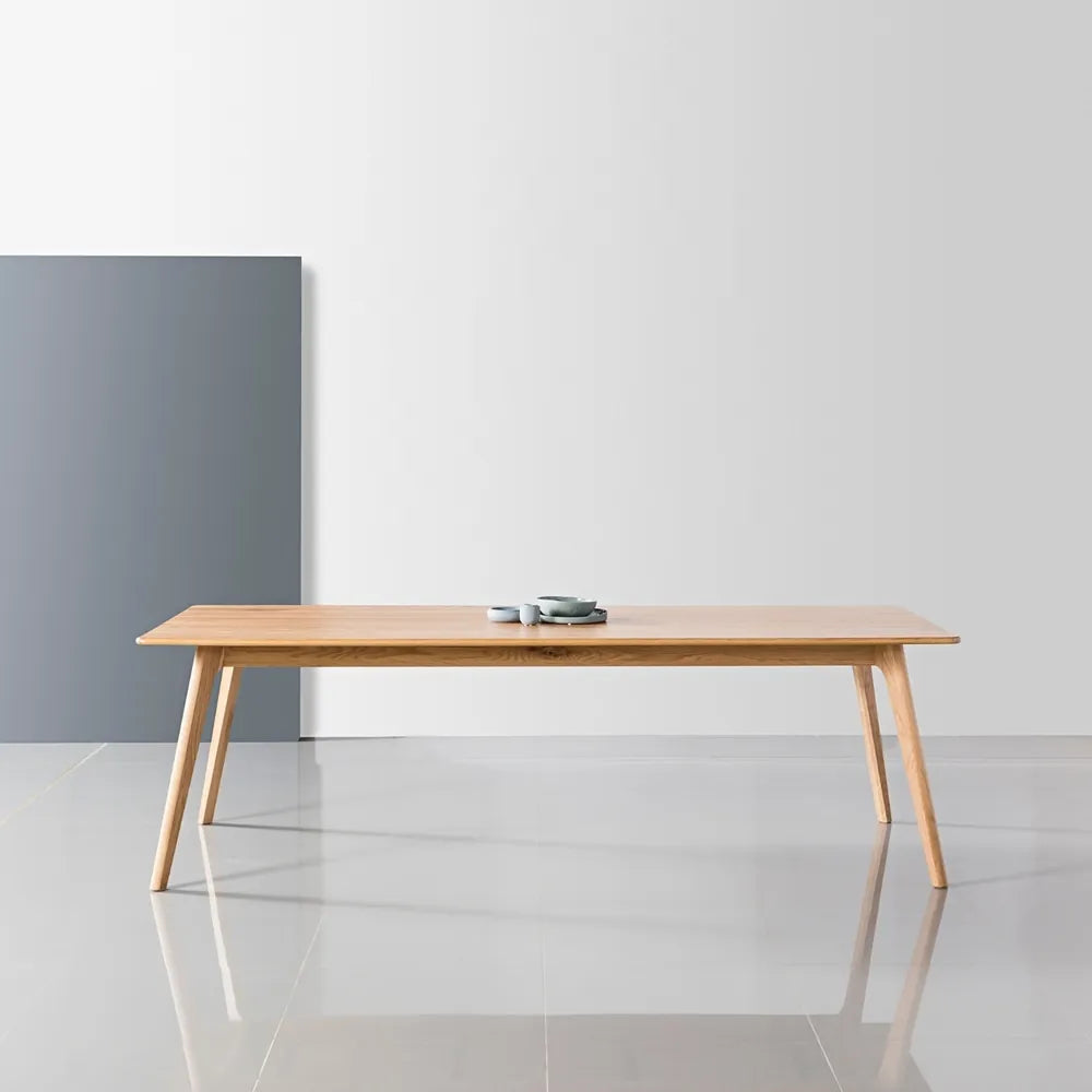 Magnus Dining Table 95" x 39" Solid American Oak