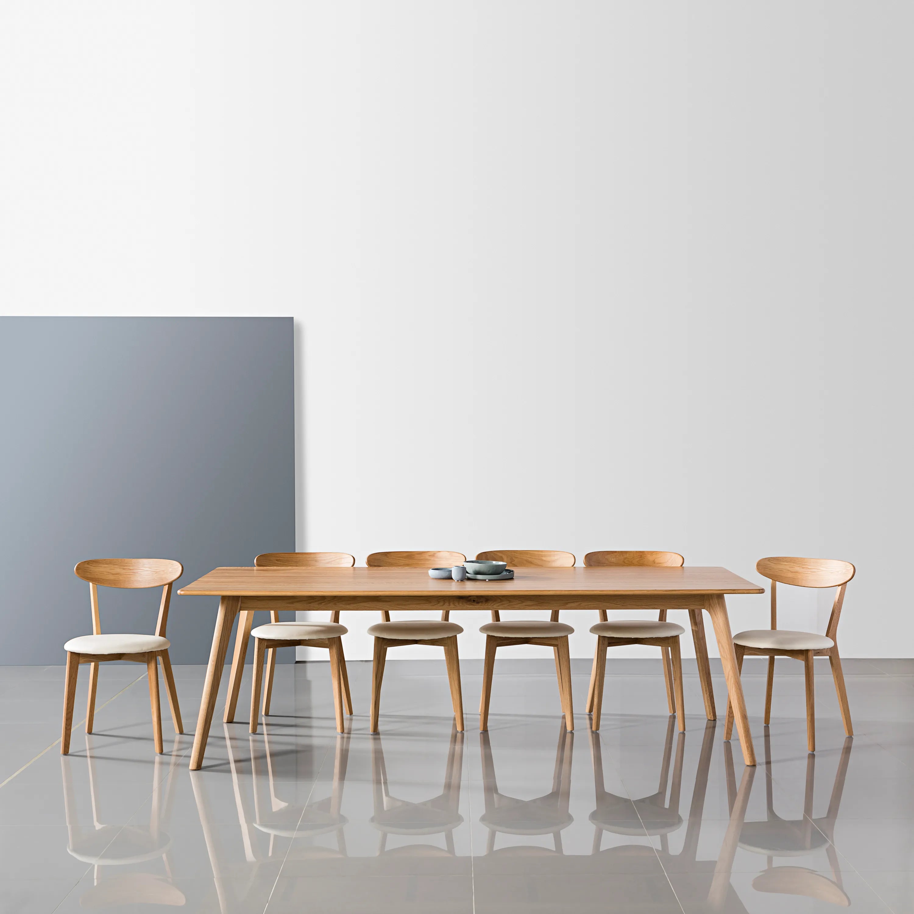 Magnus Dining Table 95" x 39" Solid American Oak