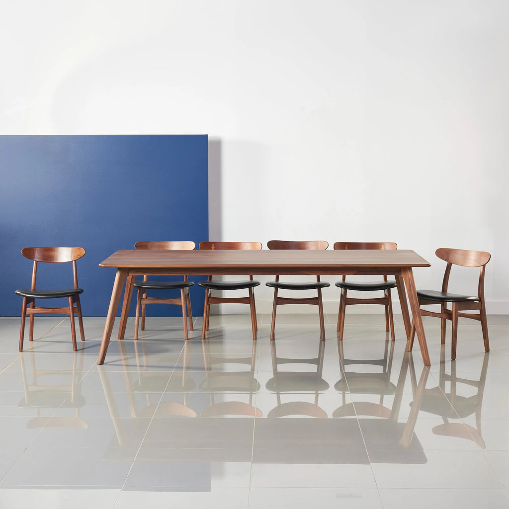 Magnus Dining Table 95" x 39" Solid American Walnut