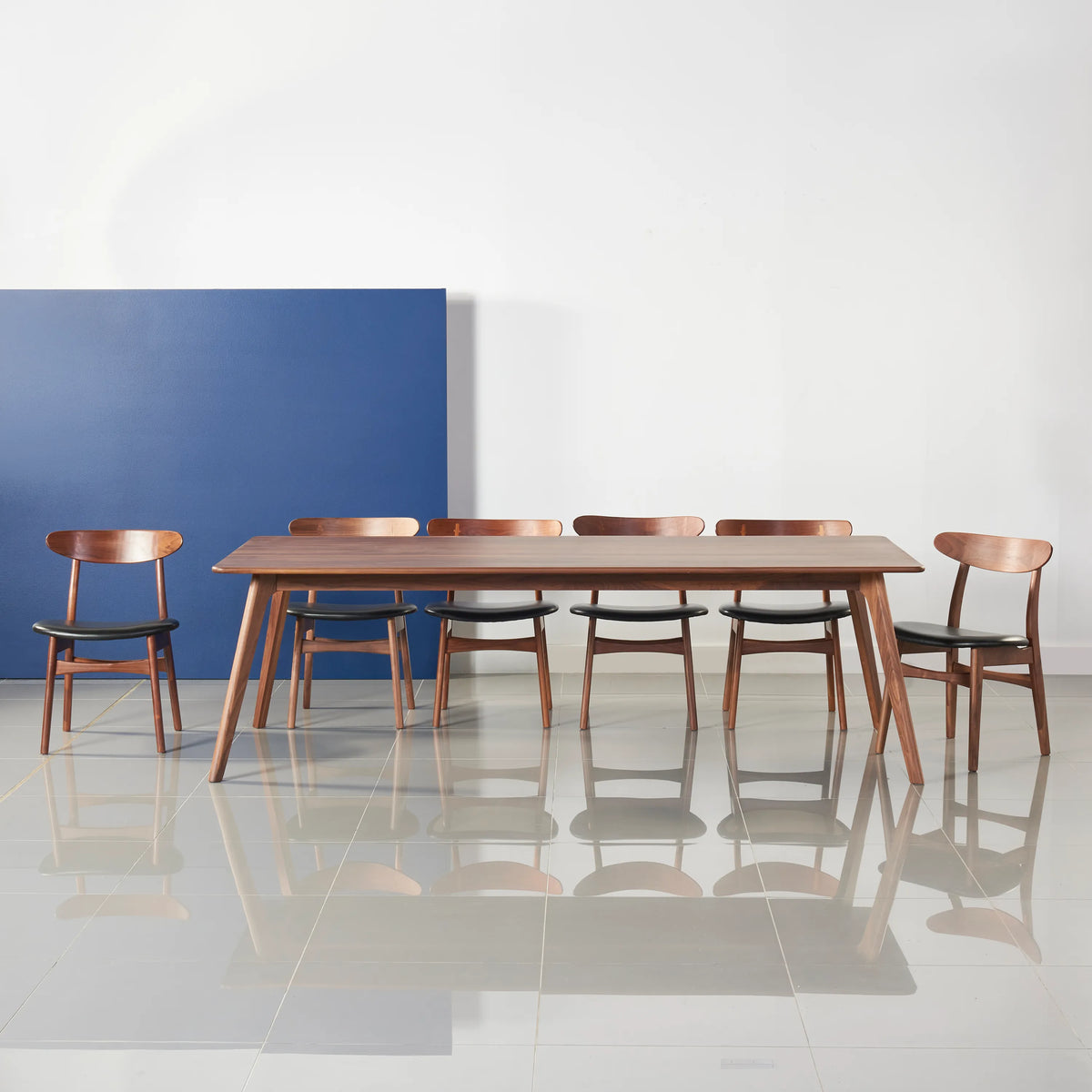 Magnus Dining Table 95" x 39" Solid American Walnut
