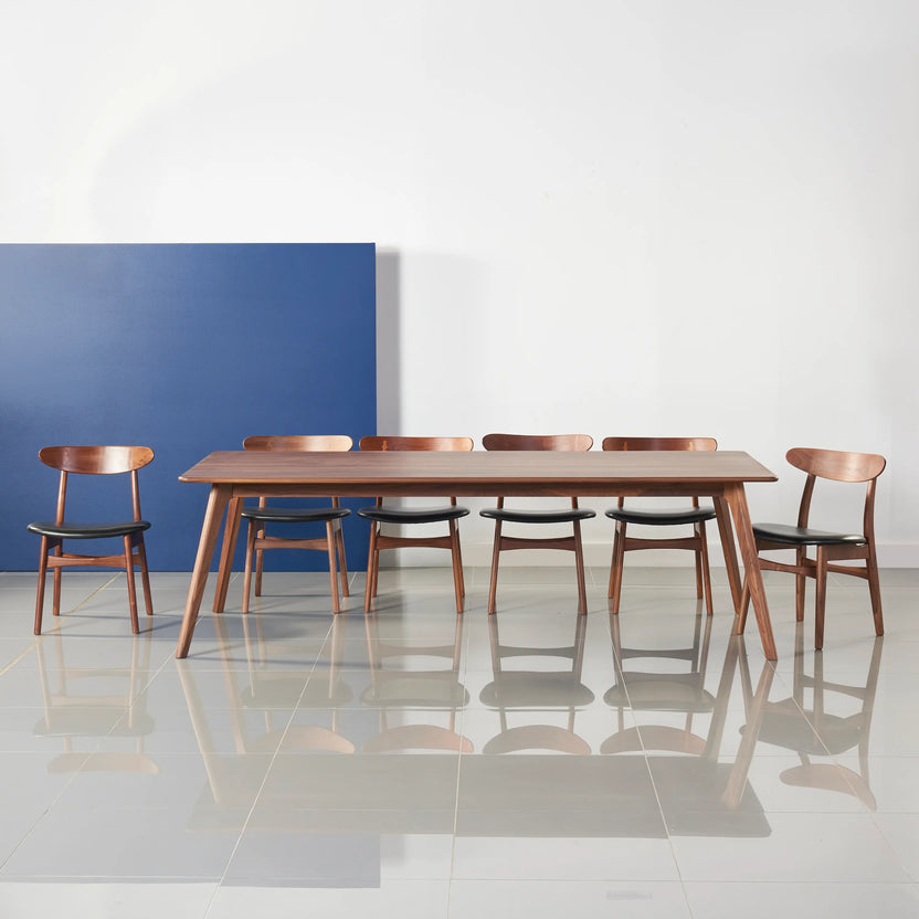 Magnus Dining Table 95" x 39" Solid American Walnut