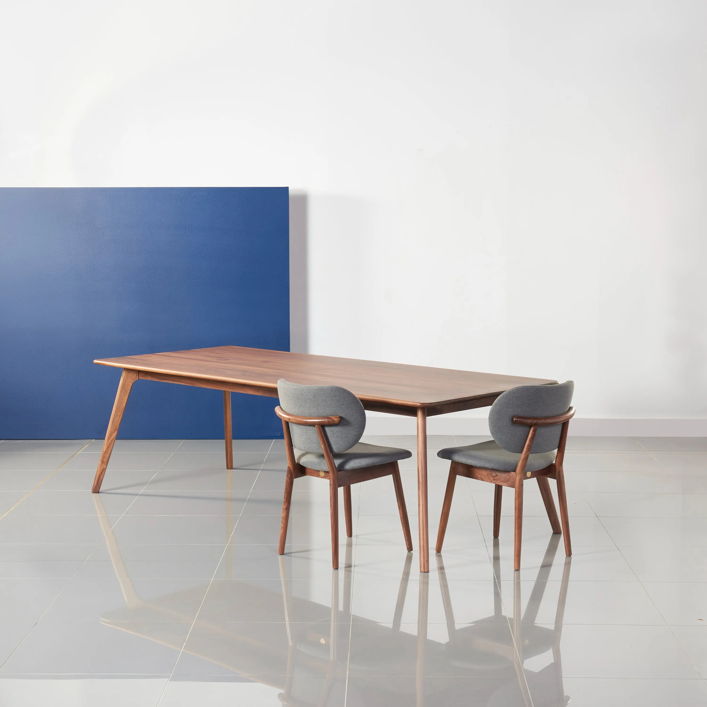 Magnus Dining Table 95" x 39" Solid American Walnut