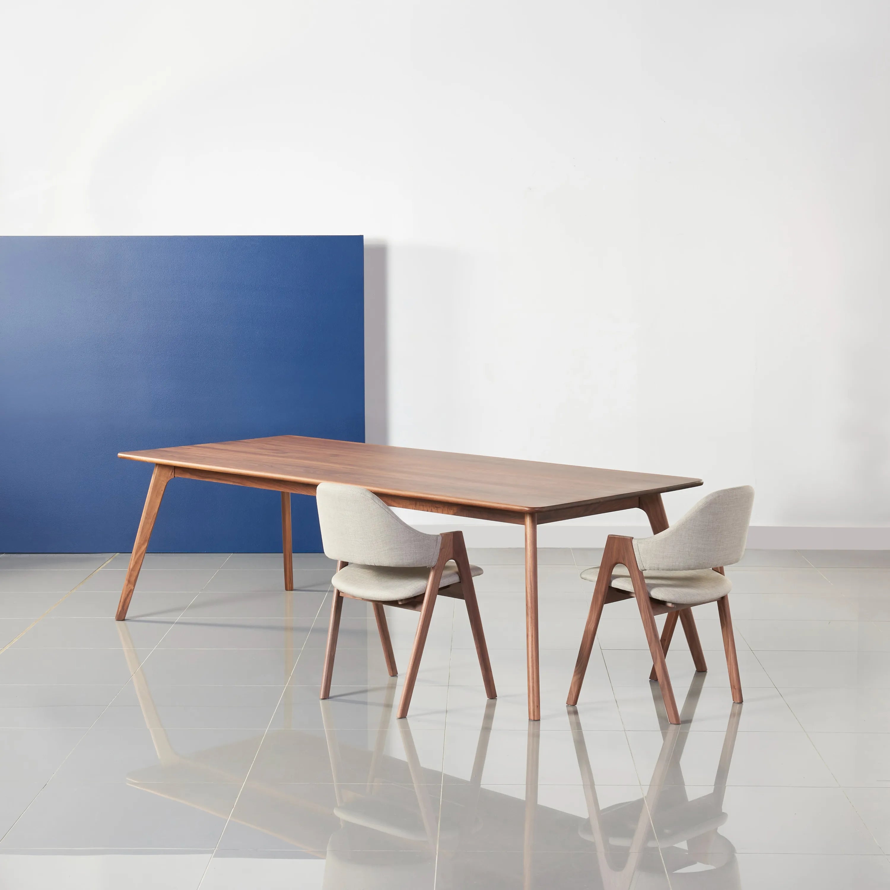 Magnus Dining Table 95" x 39" Solid American Walnut
