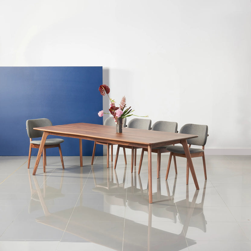 Magnus Dining Table 95" x 39" Solid American Walnut