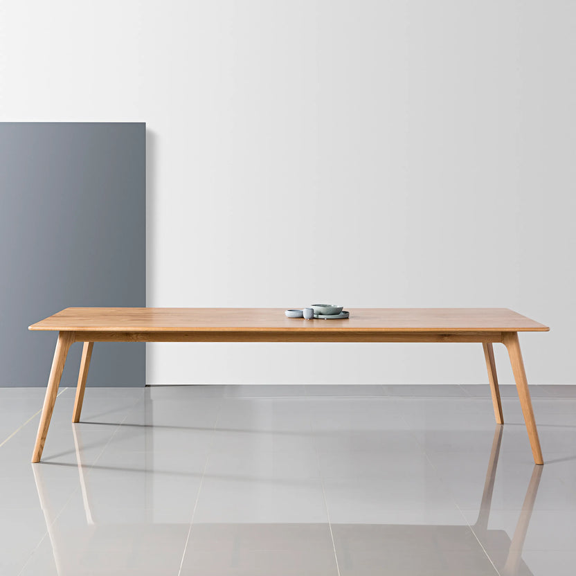 Magnus Dining Table 110" x 39" Solid American Oak