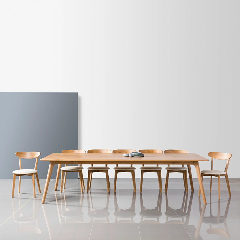 Magnus Dining Table 110" x 39" Solid American Oak