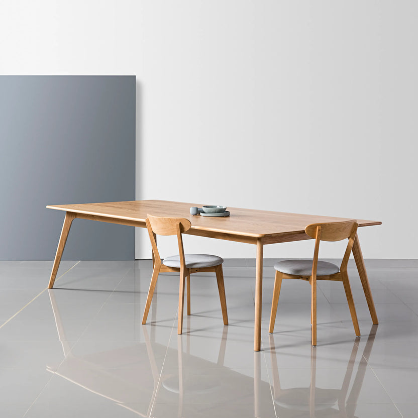 Magnus Dining Table 110" x 39" Solid American Oak