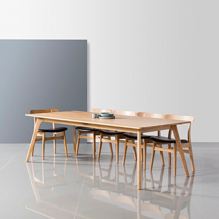 Magnus Dining Table 110" x 39" Solid American Oak