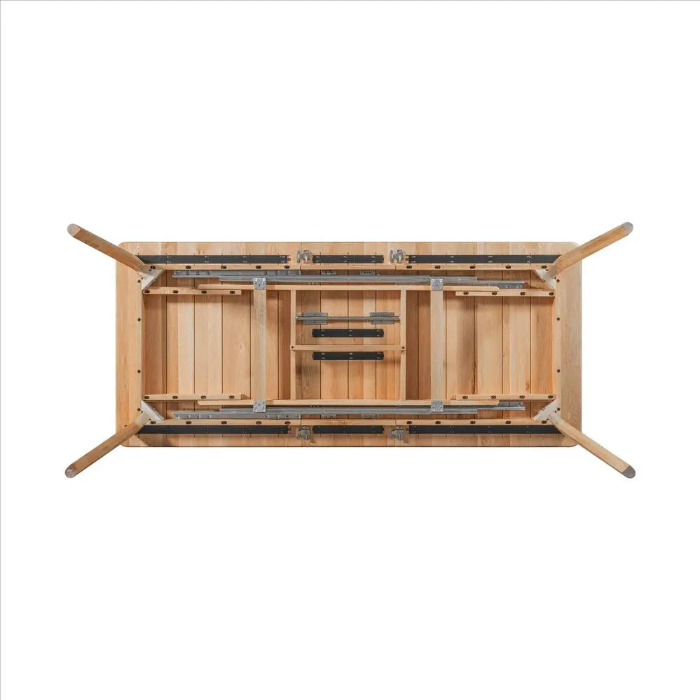 Magnus Dining Table Extendable 63-79" x 35" Solid American Oak