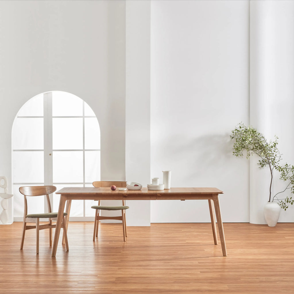 Magnus Dining Table Extendable 63-79" x 35" Solid American Oak