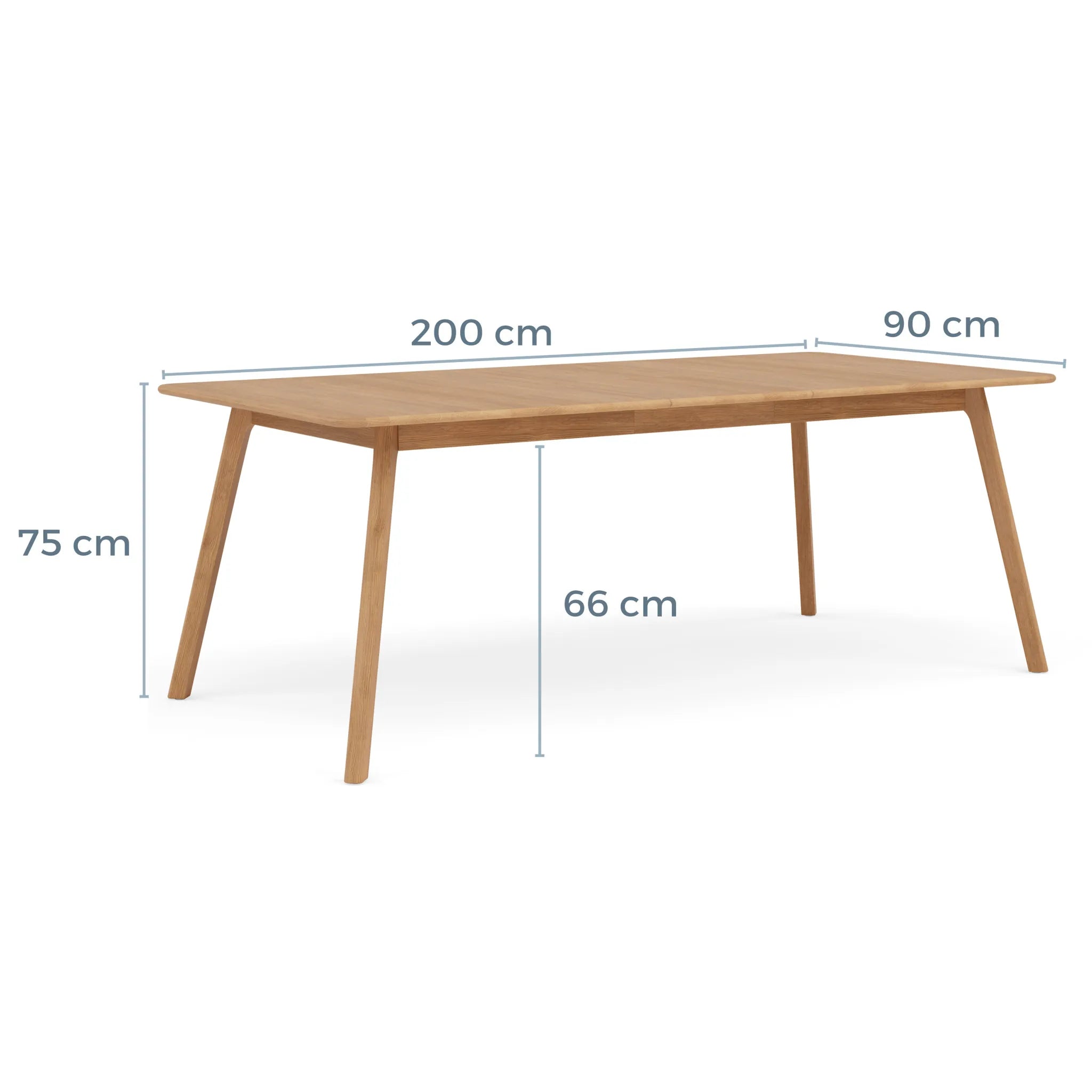 Magnus Dining Table Extendable 63-79" x 35" Solid American Oak