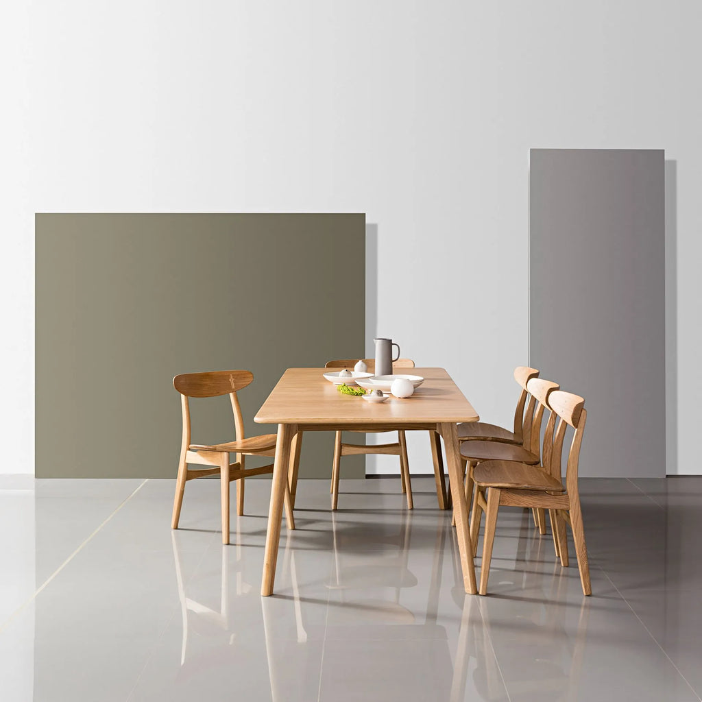 Magnus Dining Table Extendable 63-79" x 35" Solid American Oak