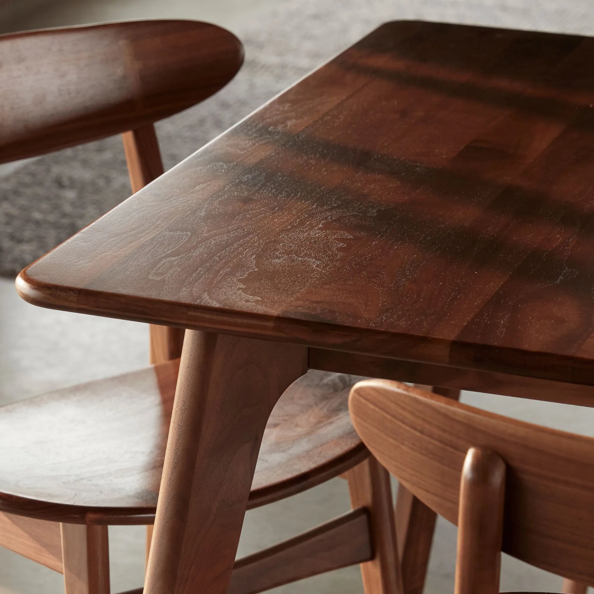 Magnus Dining Table Extendable 63-79" x 35" Solid American Walnut