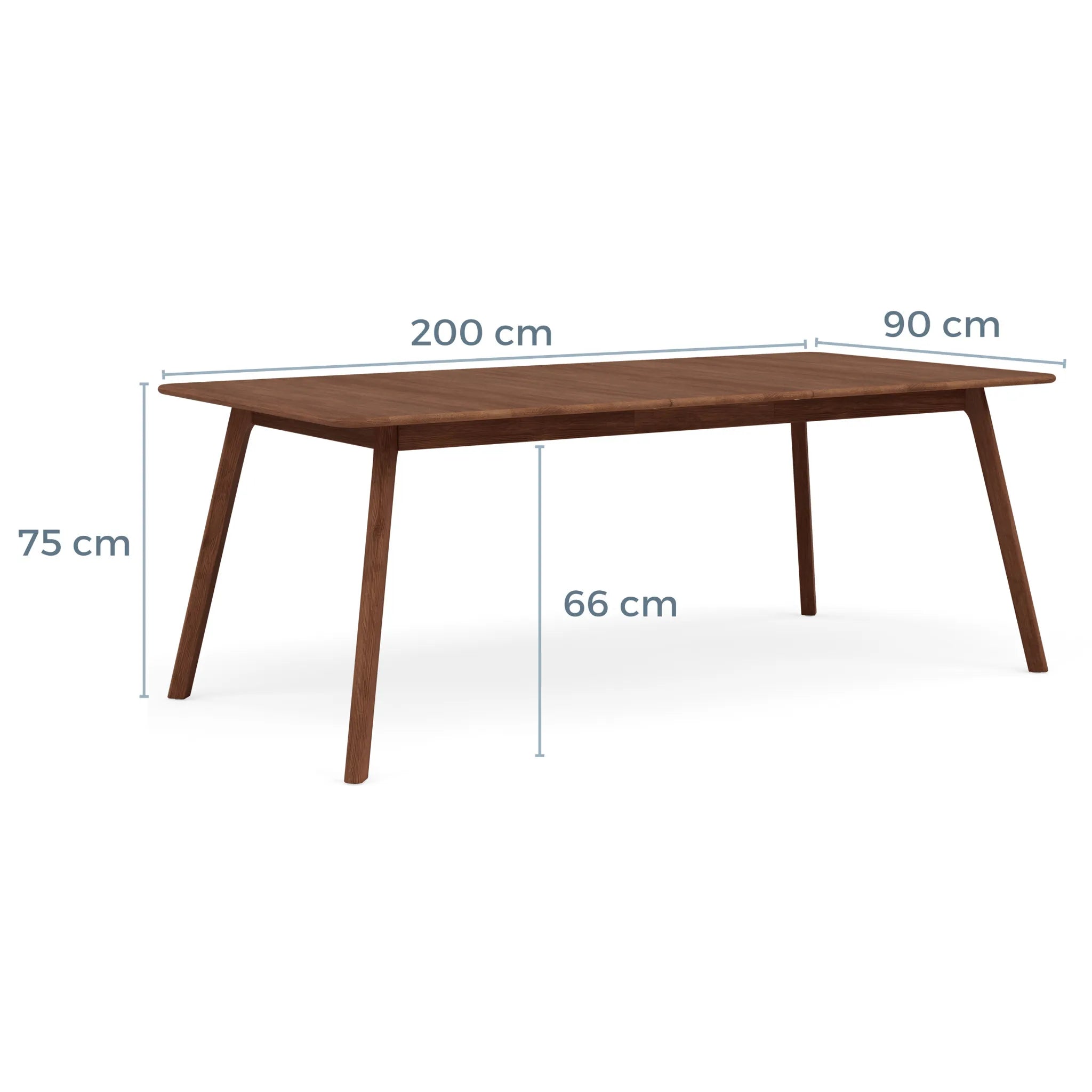 Magnus Dining Table Extendable 63-79" x 35" Solid American Walnut