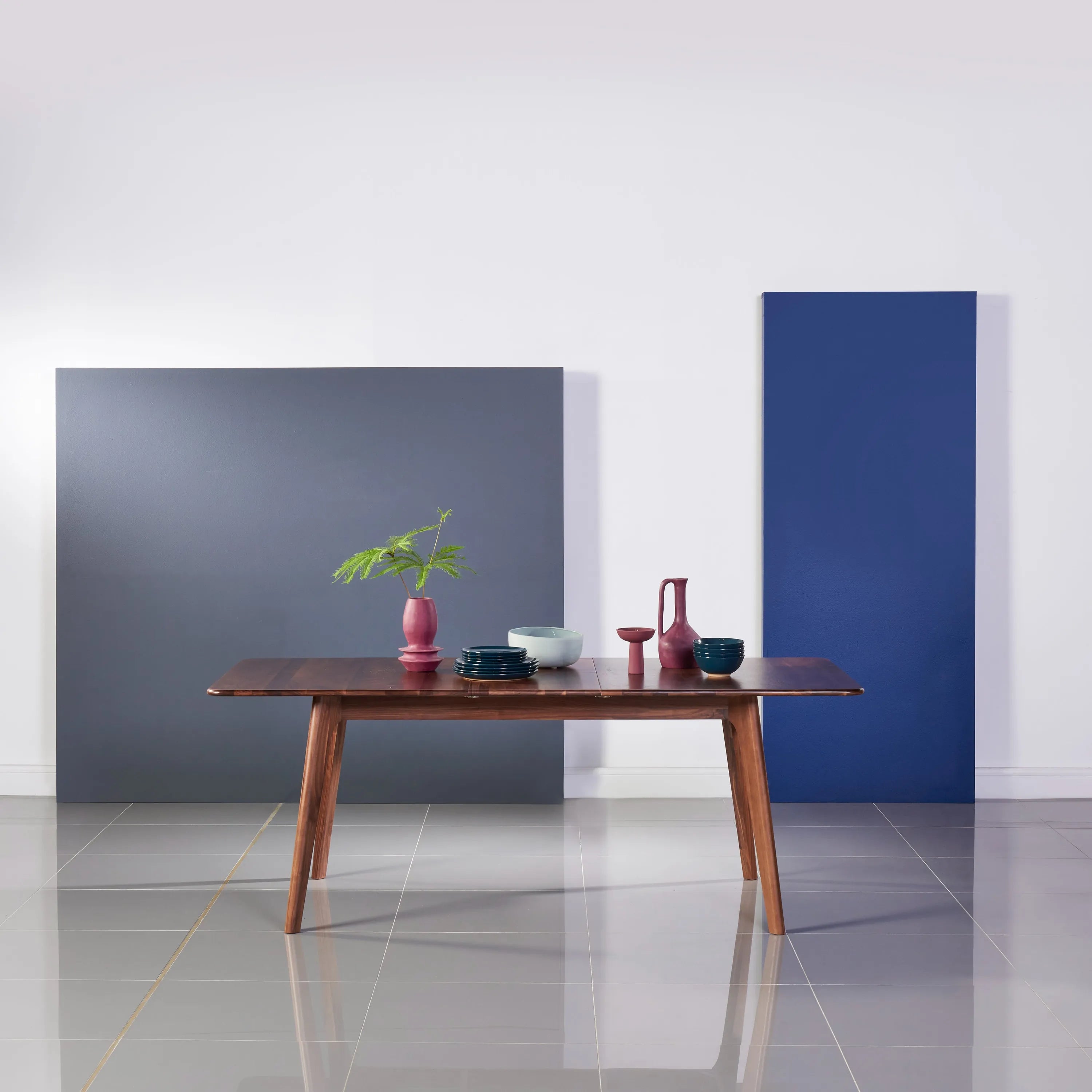 Magnus Dining Table Extendable 63-79" x 35" Solid American Walnut