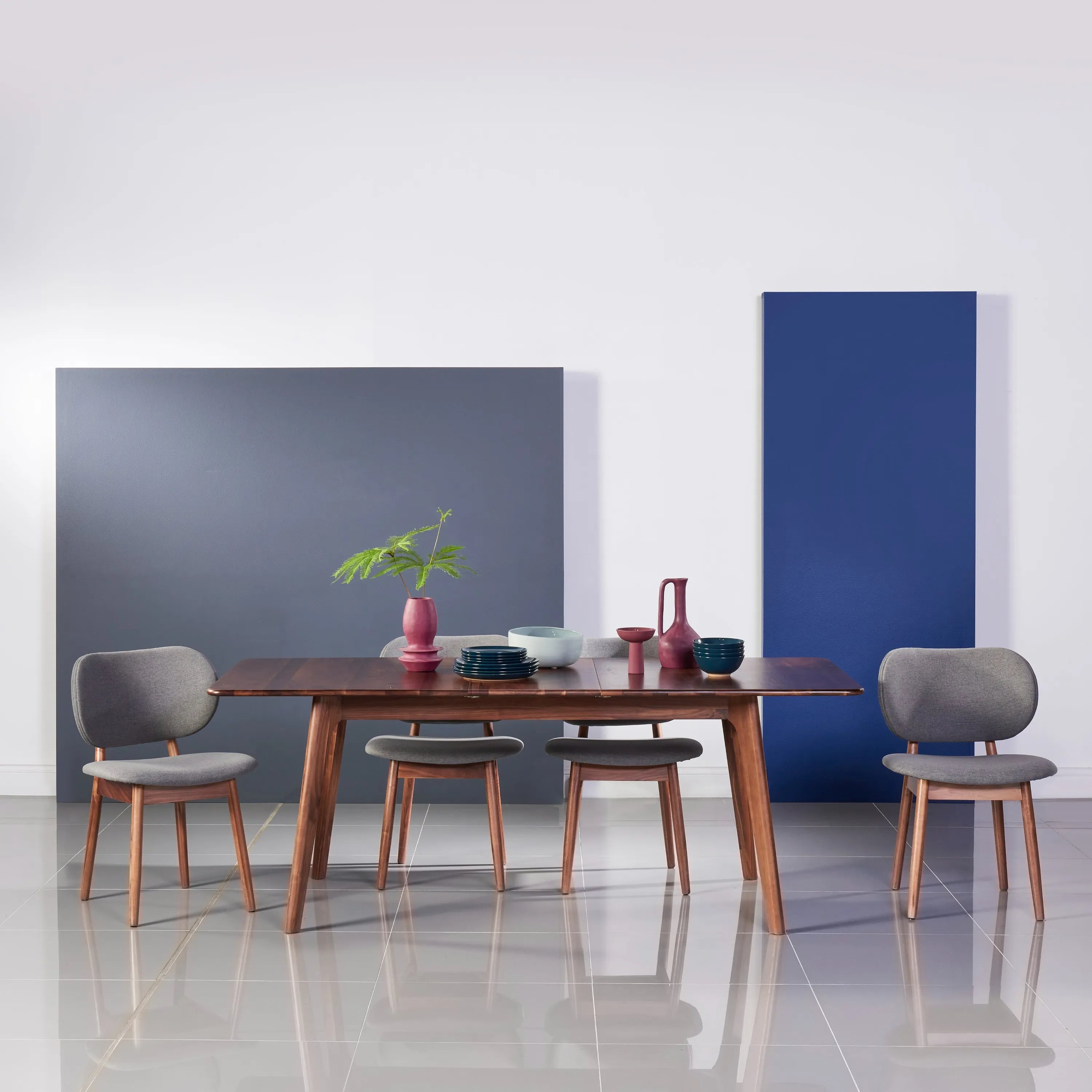 Magnus Dining Table Extendable 63-79" x 35" Solid American Walnut