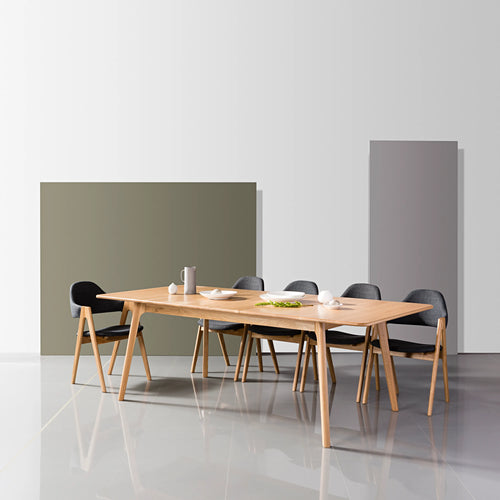 Magnus Dining Table Extendable 71-91" x 39" Solid American Oak