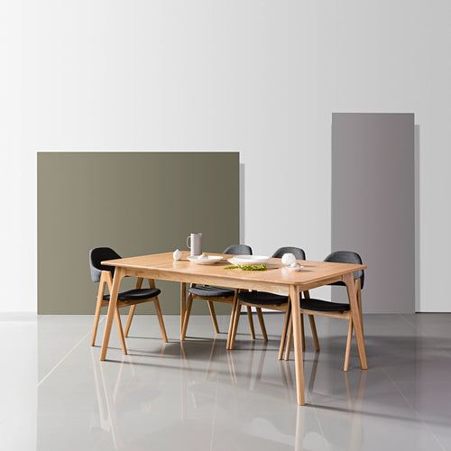 Magnus Dining Table Extendable 71-91" x 39" Solid American Oak