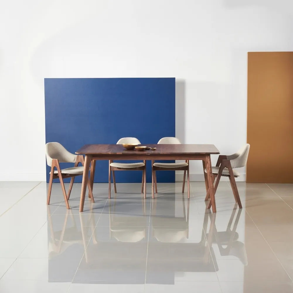 Magnus Dining Table Extendable 71-91" x 39" Solid American Walnut