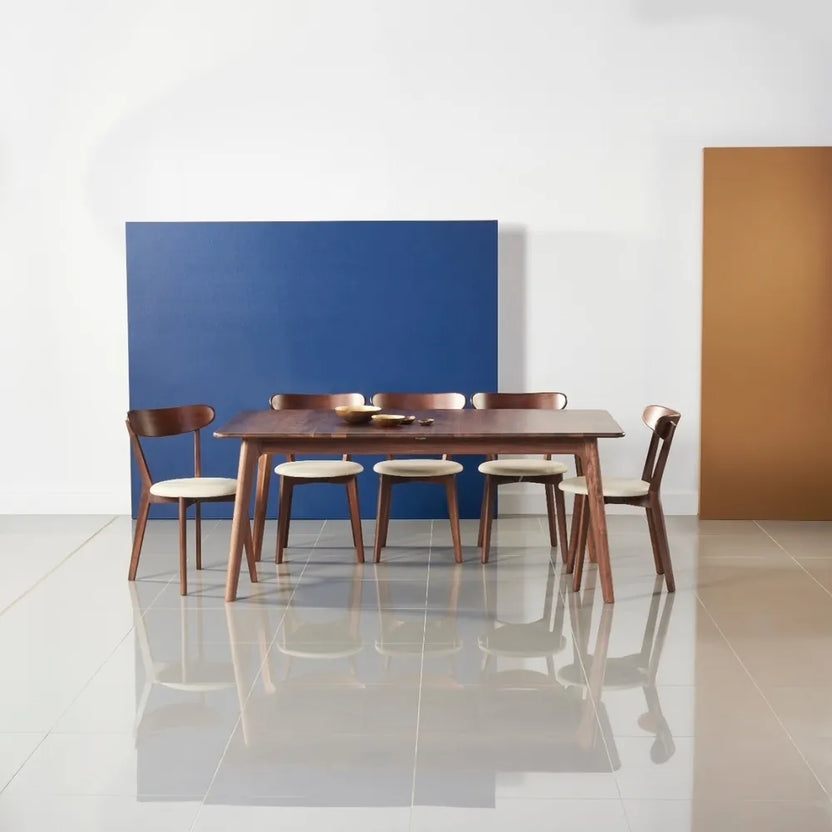 Magnus Dining Table Extendable 71-91" x 39" Solid American Walnut