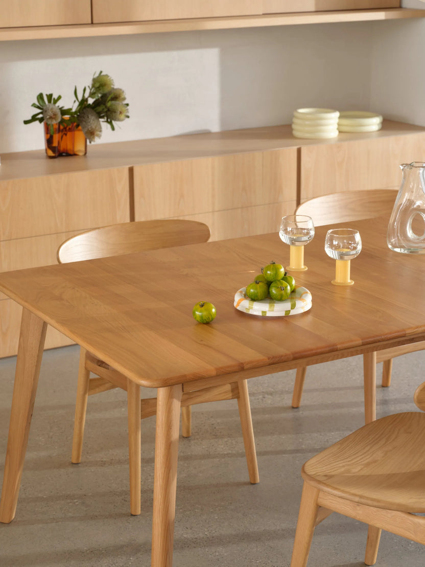 Magnus Dining Table Extendable 83-102" x 39" Solid American Oak