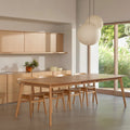 Magnus Dining Table Extendable 83-102" x 39" Solid American Oak