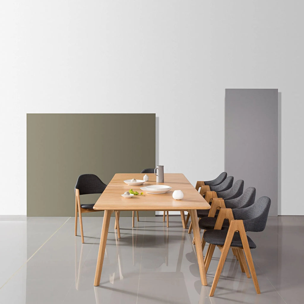 Magnus Dining Table Extendable 83-102" x 39" Solid American Oak