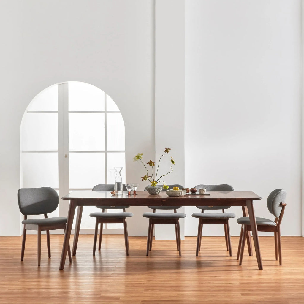 Magnus Dining Table Extendable 83-102" x 39" Solid American Walnut