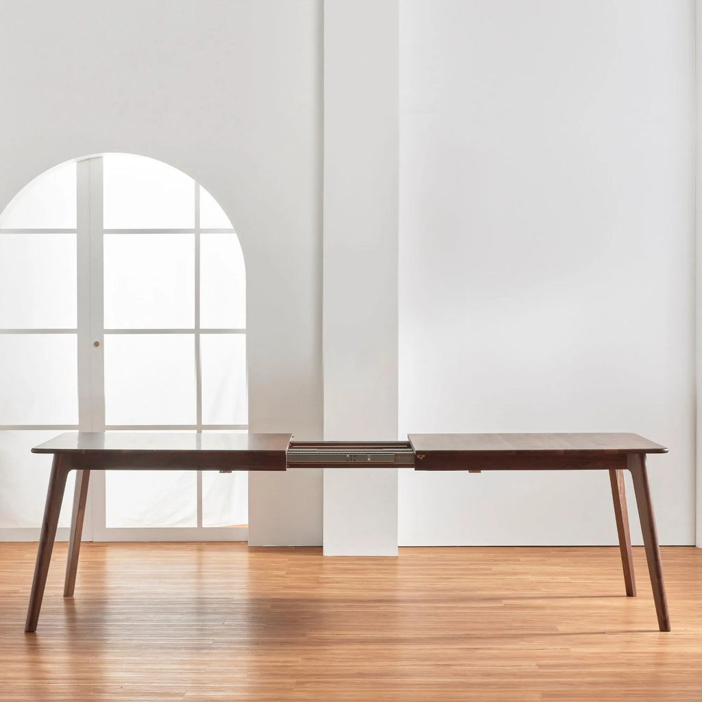 Magnus Dining Table Extendable 83-102" x 39" Solid American Walnut